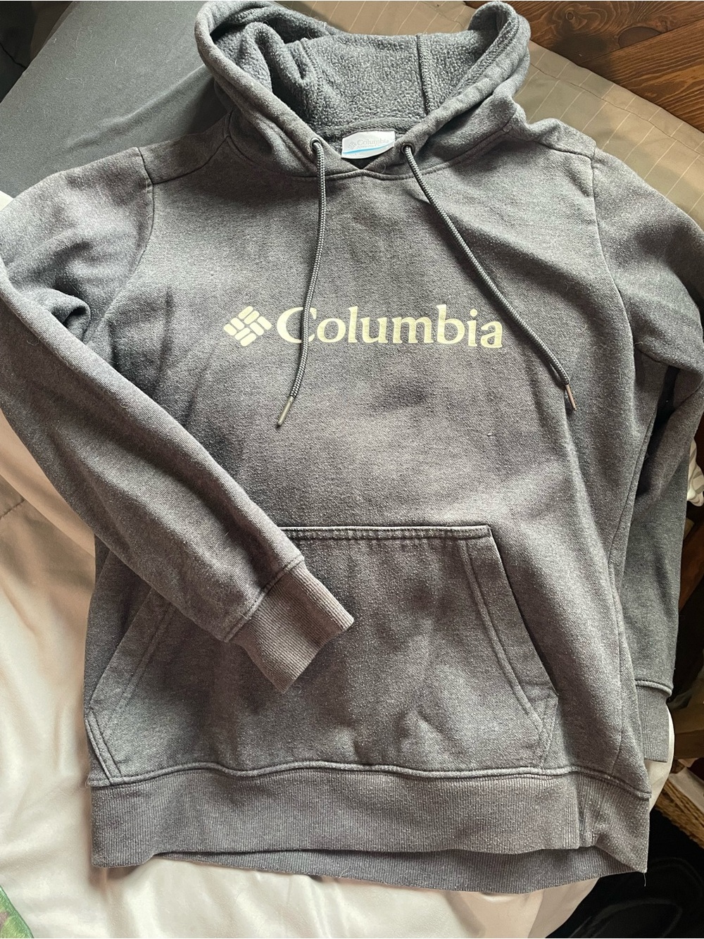 Columbia Women's Charcoal Gray Logo Pullover Hoodie